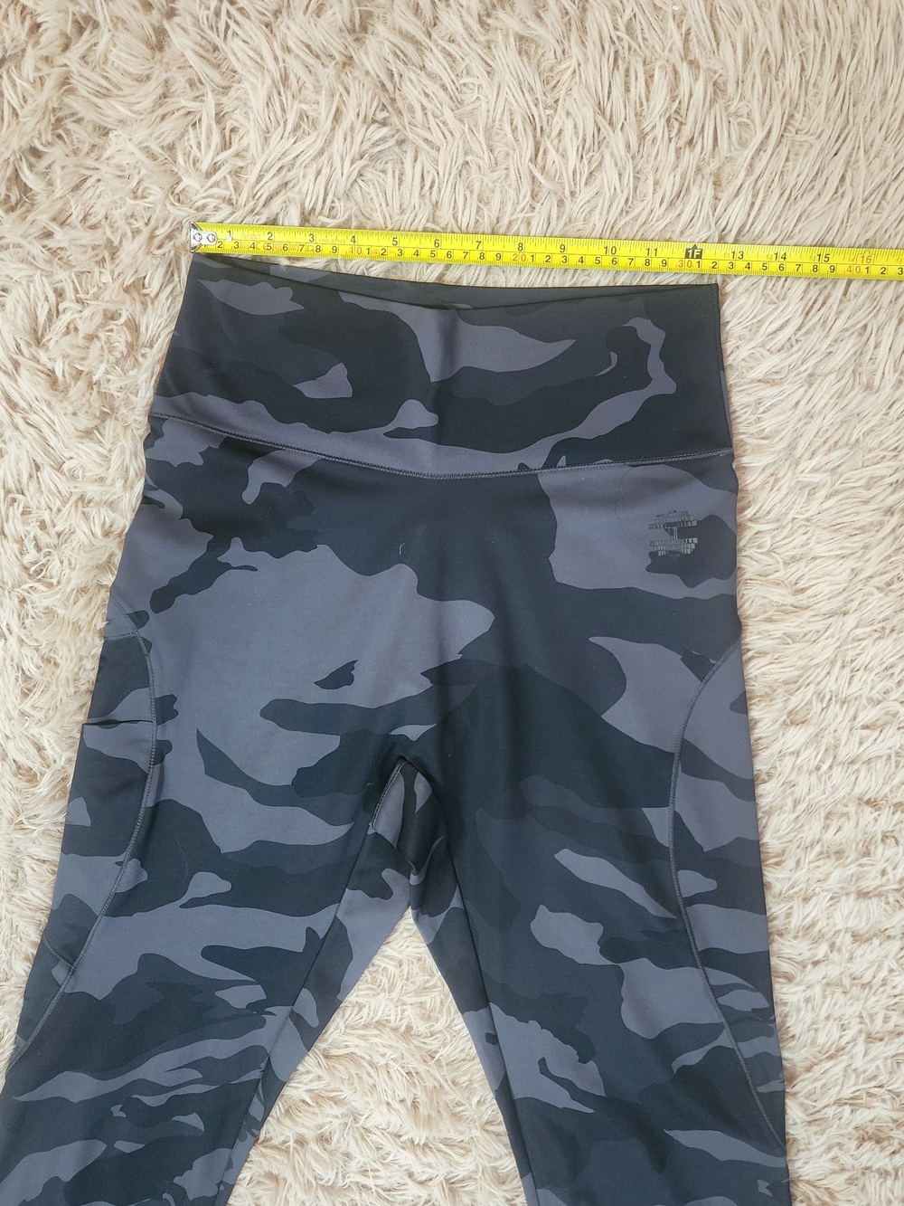 BETTER BODIES Dark Gray Camo High-Waisted Leggings - Picture 7 of 16